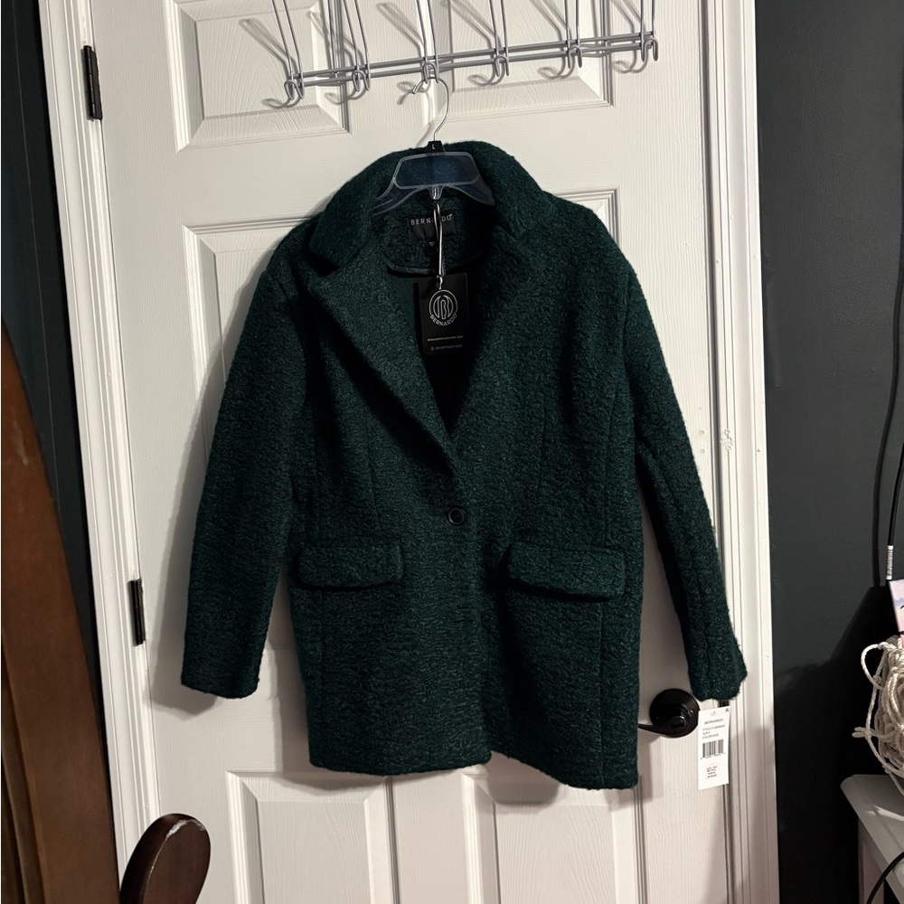 Bernardo Dark Green Women's Pea Coat